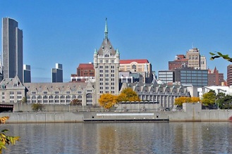 Albany BID retail streetscape illustration