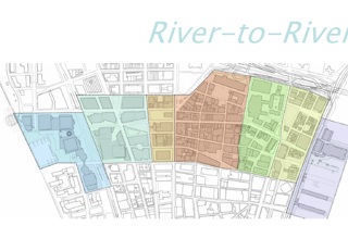 Fulton Street Corridor lower Manhattan illustration