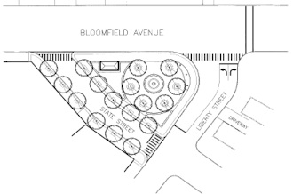 Bloomfield downtown illustration